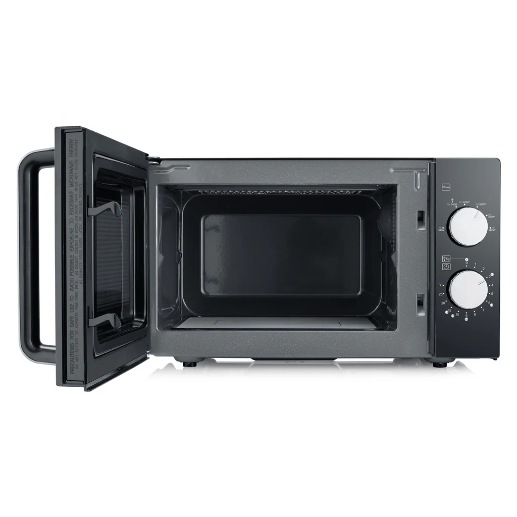 Severin Mikrowelle Solo 800W MW 7761 Schwarz - Image 3