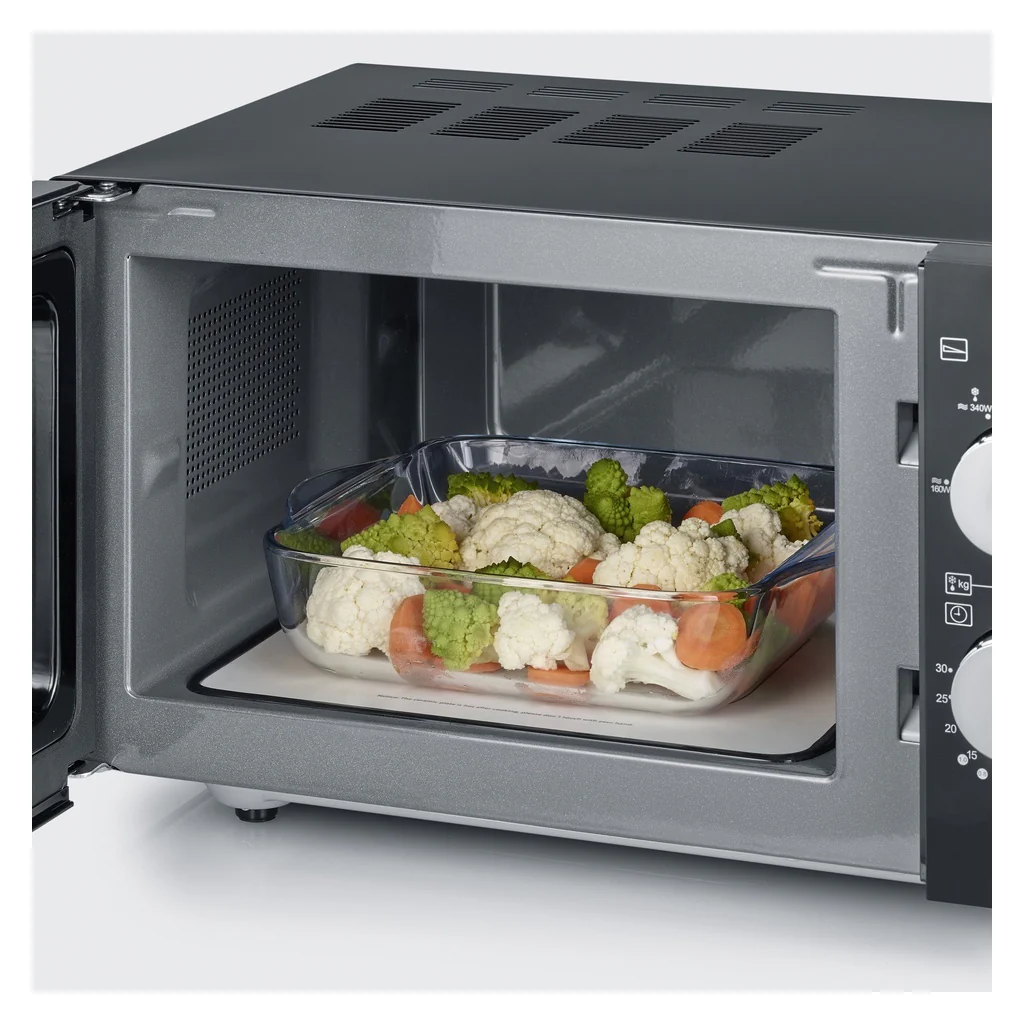 Severin Mikrowelle Solo 800W MW 7761 Schwarz - Image 4