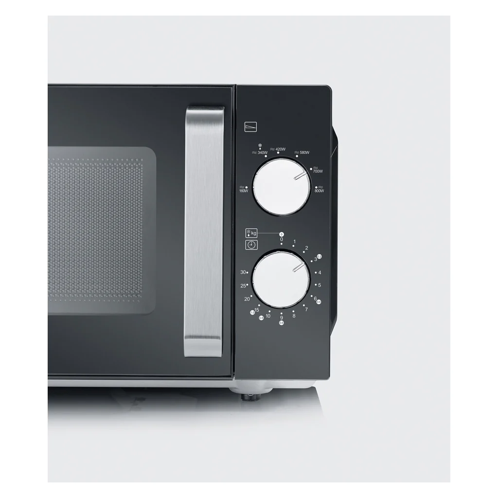 Severin Mikrowelle Solo 800W MW 7761 Schwarz - Image 7
