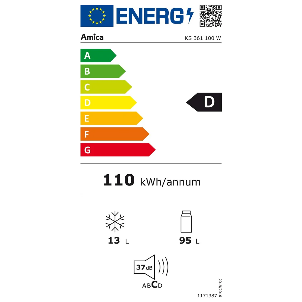 Amica Kühlgerät KS 361 100 W - Image 3