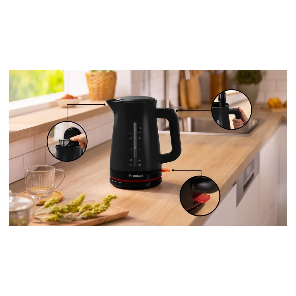 Bosch MyMoment TWK3M123 Wasserkocher 1,7 l 2400 W Schwarz - Image 4