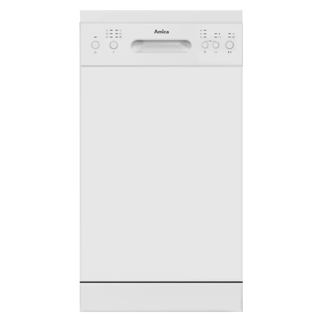 Amica GSP 530 911 W Geschirrspüler freistehend 45cm 10 Maßgedecke D