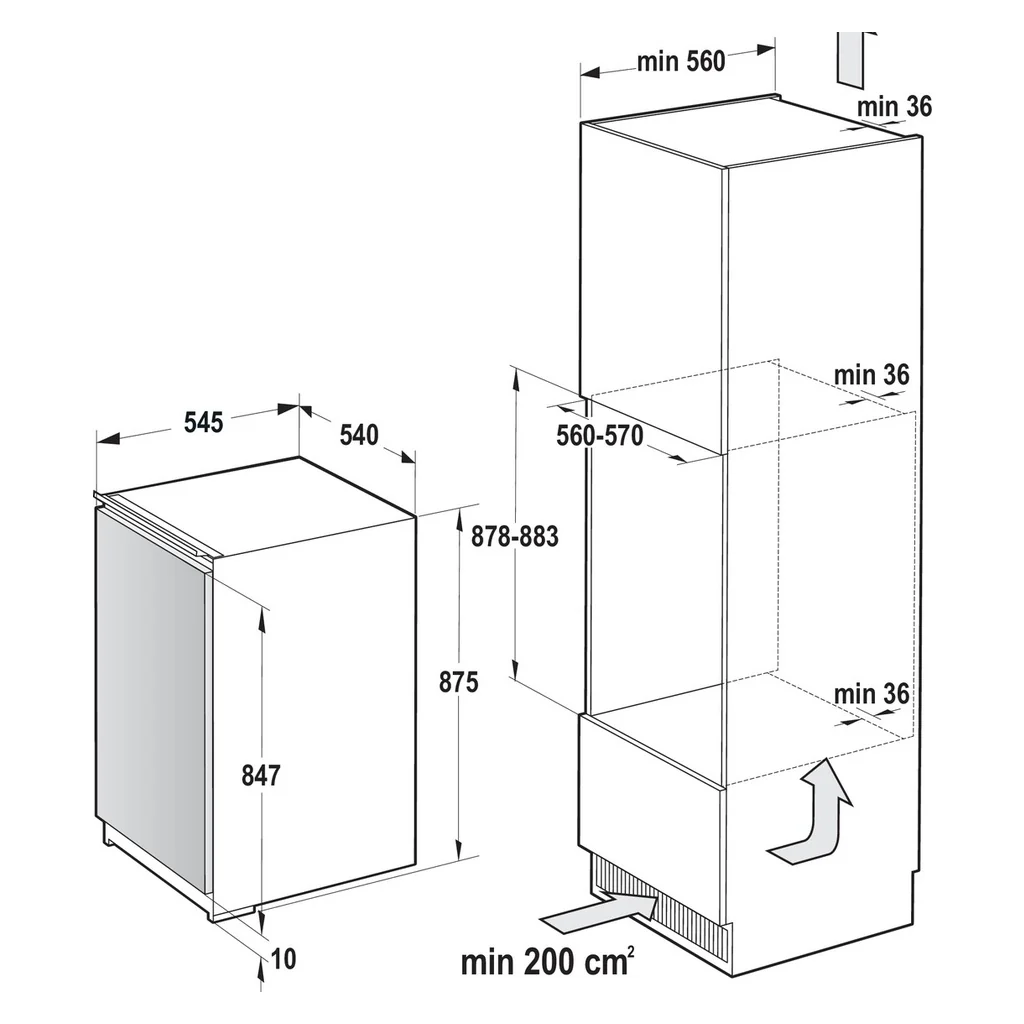 Gorenje EB-Kühlgerät Festtür,CrispZone RI209EE1 - Image 5