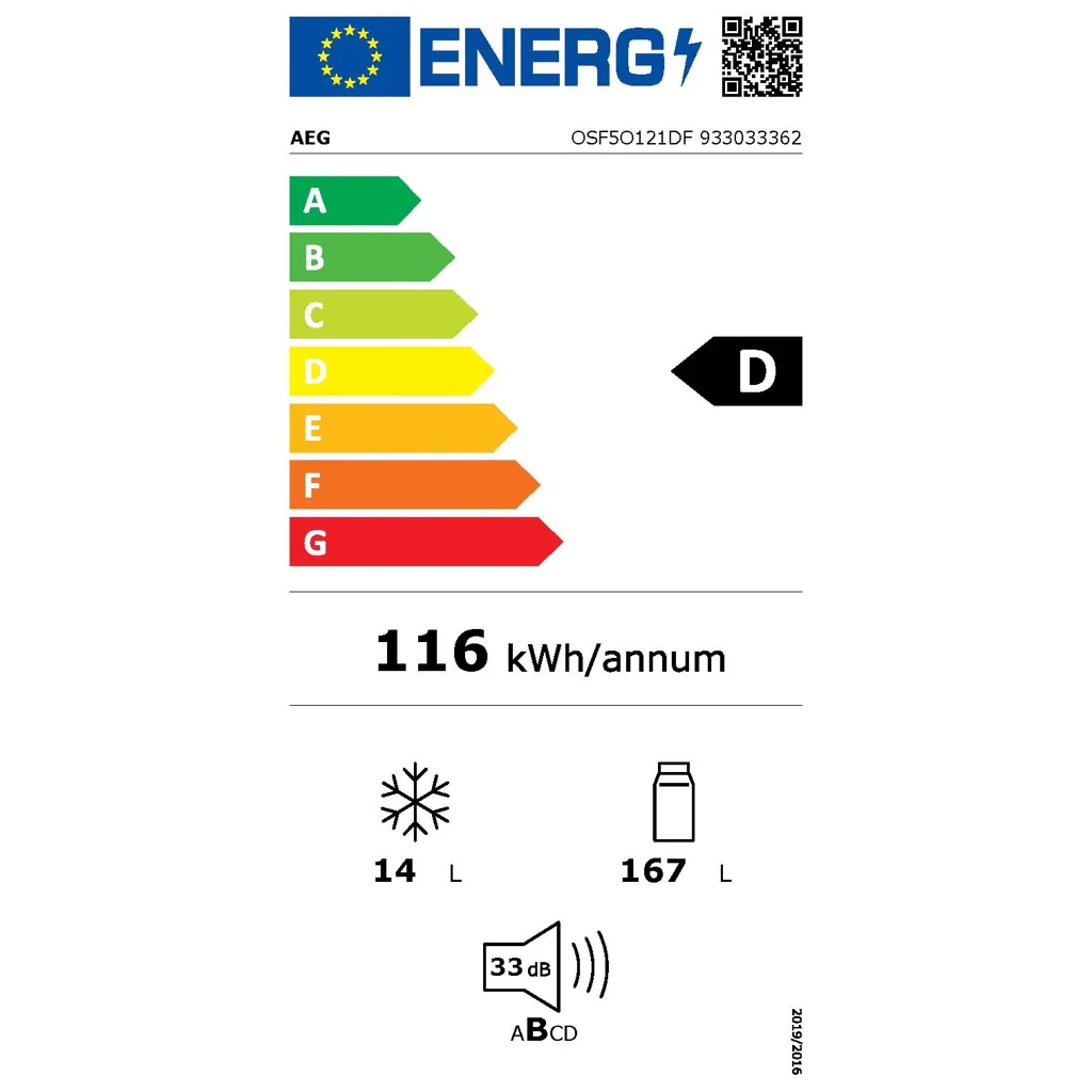 Electrolux AEG MDA EB-Kühlgerät Ecoline,Festtür OSF5O121DF - Image 7