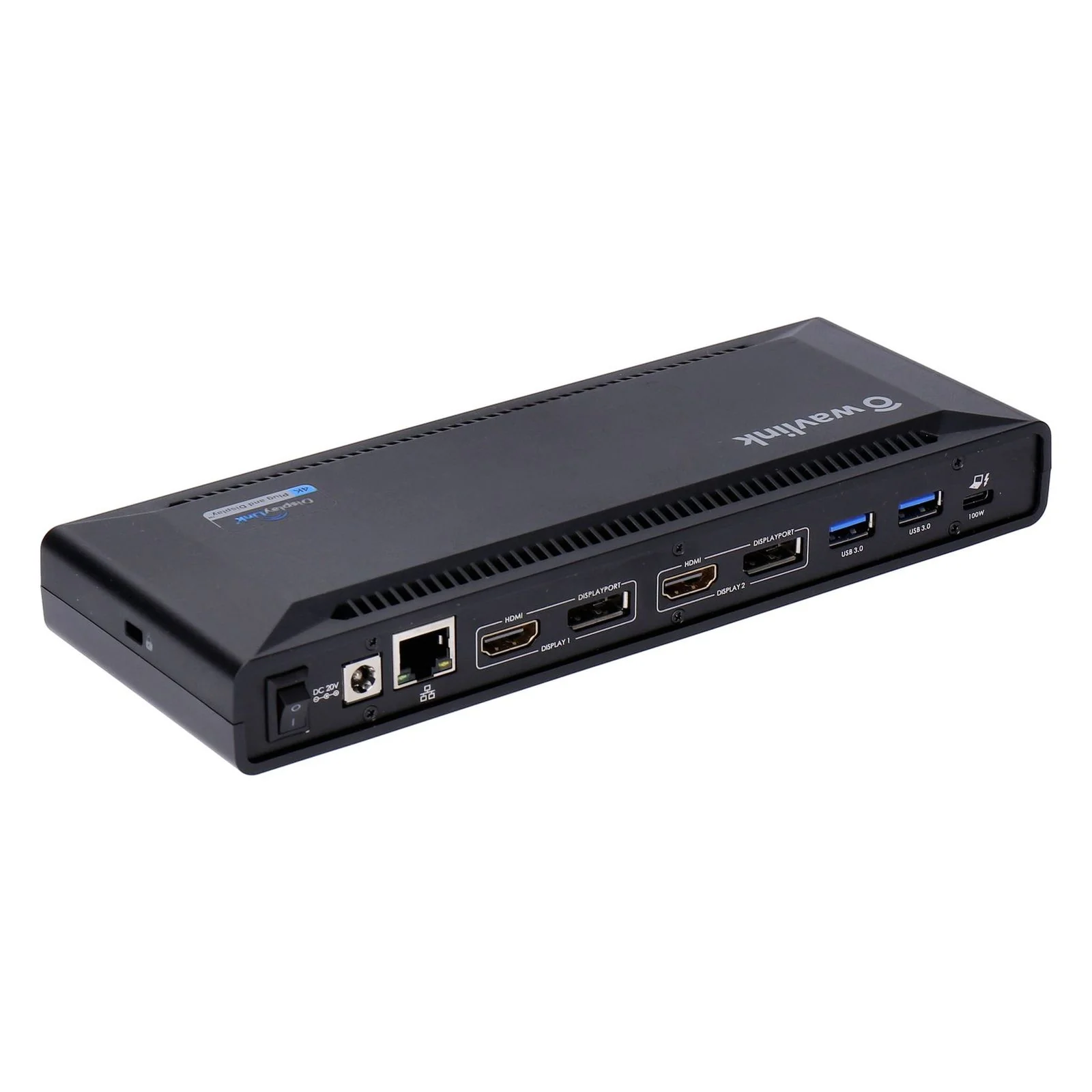 WAVLINK USB-C-Dockingstation Dual-Monitor, 100-W-A - Image 4