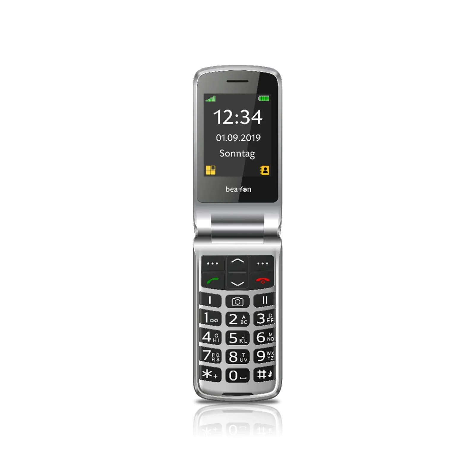 Beafon SL495 LTE 6,1 cm (2.4) 86 g Schwarz, Silber Einsteigertelefon - Image 5