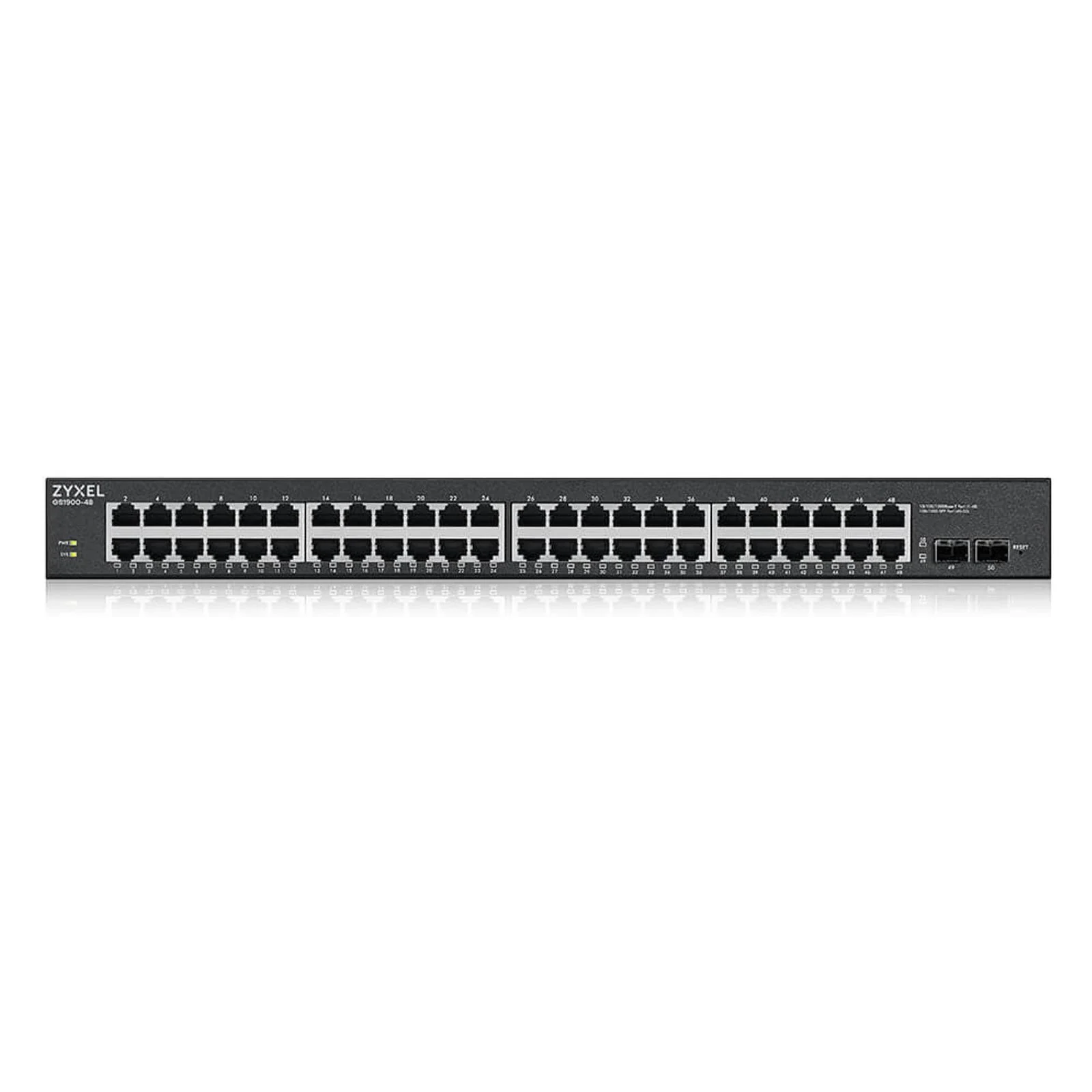 Zyxel GS1900-48HPv2 Managed L2 Gigabit Ethernet (10/100/1000) Power over Ethernet (PoE) Schwarz