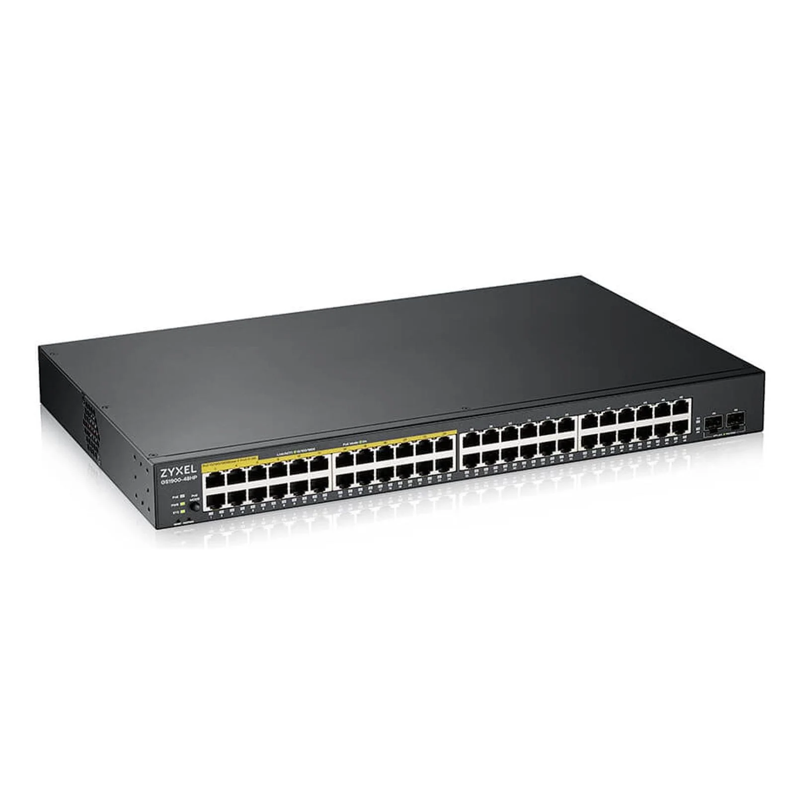 Zyxel GS1900-48HPv2 Managed L2 Gigabit Ethernet (10/100/1000) Power over Ethernet (PoE) Schwarz - Image 2
