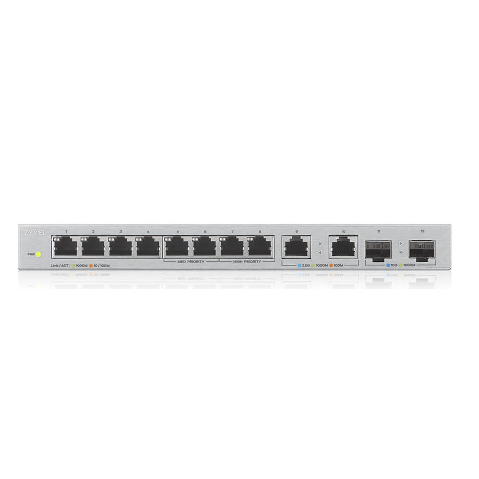 Zyxel XGS1010-12-ZZ0102F Netzwerk-Switch Unmanaged Gigabit Ethernet (10/100/1000) Grau - Image 2