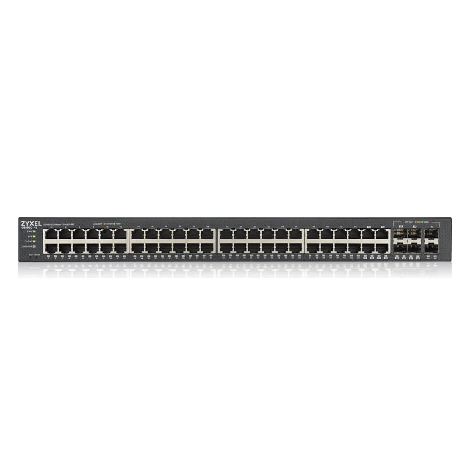 Zyxel GS1920-48V2 Managed Gigabit Ethernet (10/100/1000) Schwarz - Image 3