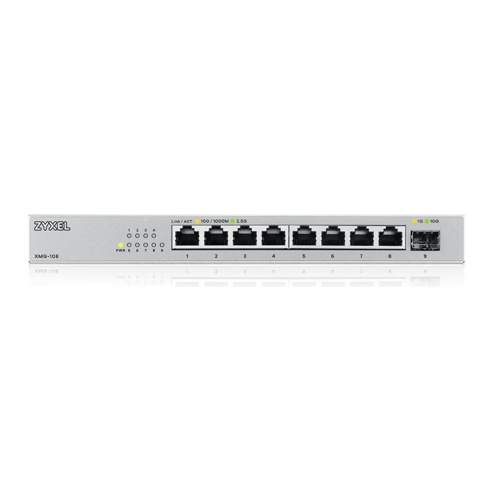 Zyxel XMG-108 Unmanaged 2.5G Ethernet (100/1000/2500) Silber - Image 2
