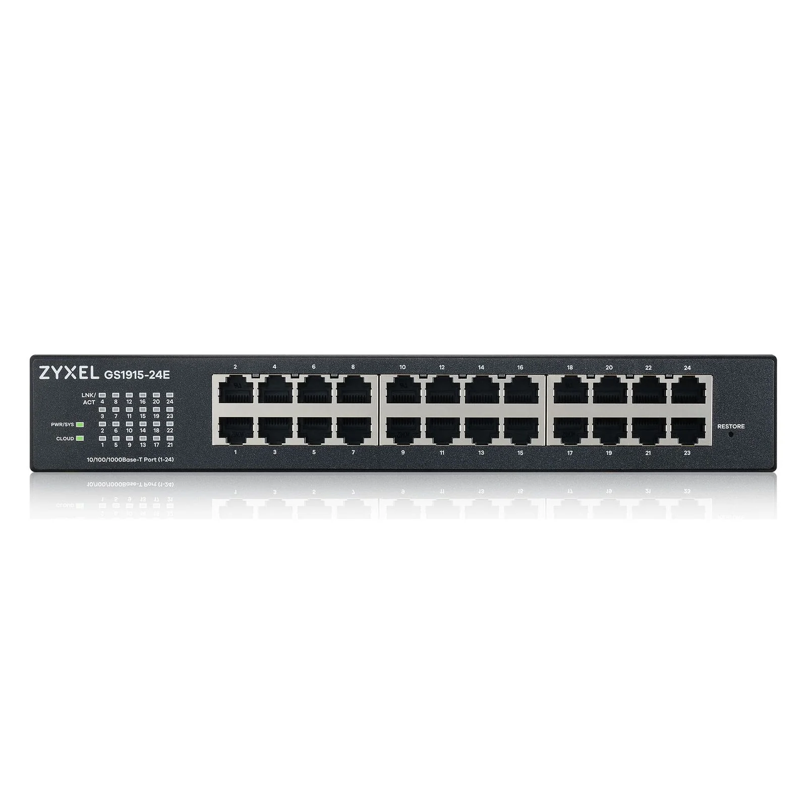 Zyxel GS1915-24E Managed L2 Gigabit Ethernet (10/100/1000) 1U Schwarz - Image 2