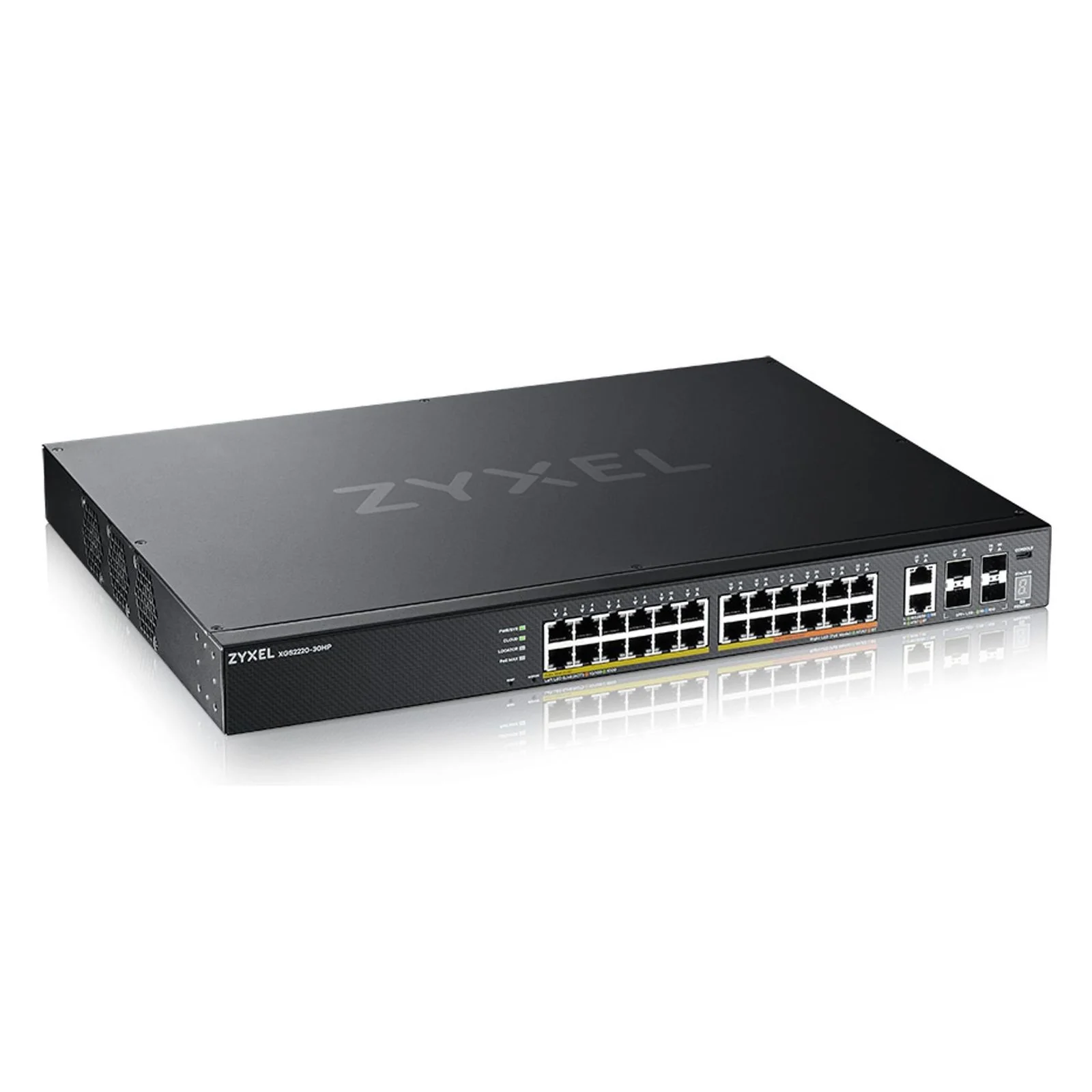 Zyxel XGS2220-30HP Managed L3 Gigabit Ethernet (10/100/1000) Power over Ethernet (PoE) Schwarz - Image 4