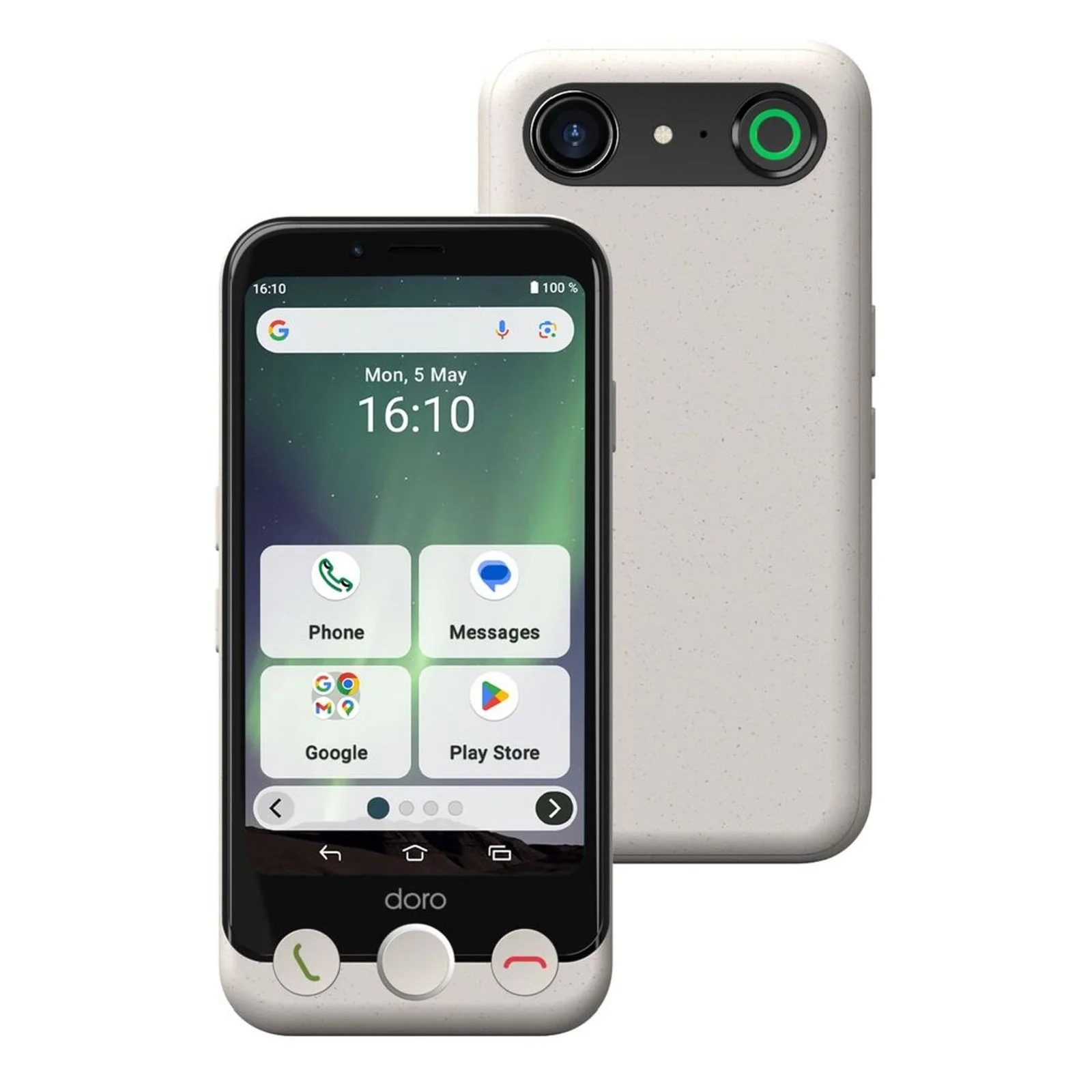 Doro Aurora A10 11,4 cm (4.5) Dual-SIM Android 14 4G USB Typ-C 4 GB 64 GB 3000 mAh Schwarz, Weiß - Image 2