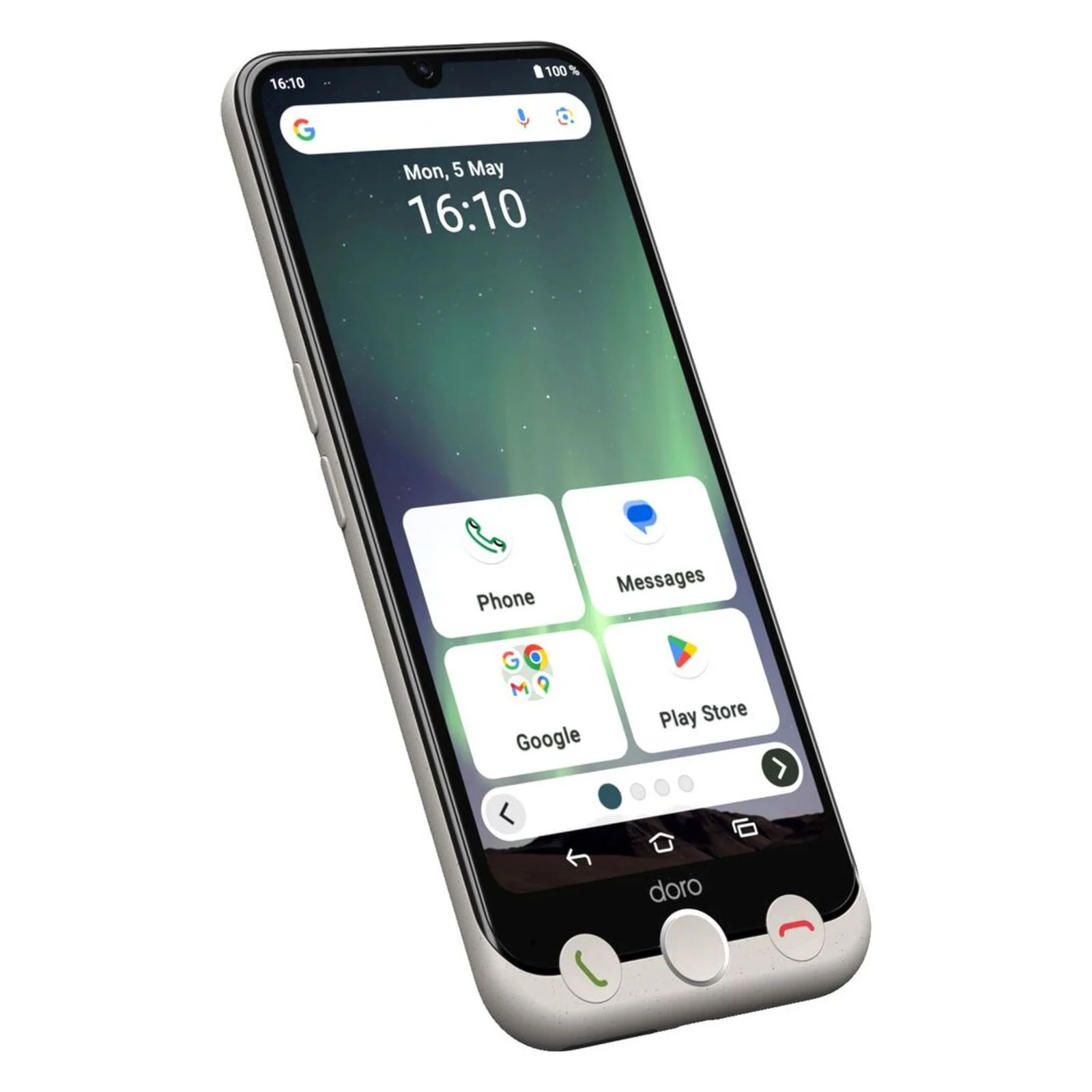 Doro Aurora A30 15,5 cm (6.1) Dual-SIM Android 14 4G USB Typ-C 6 GB 128 GB 5000 mAh Schwarz, Weiß - Image 3
