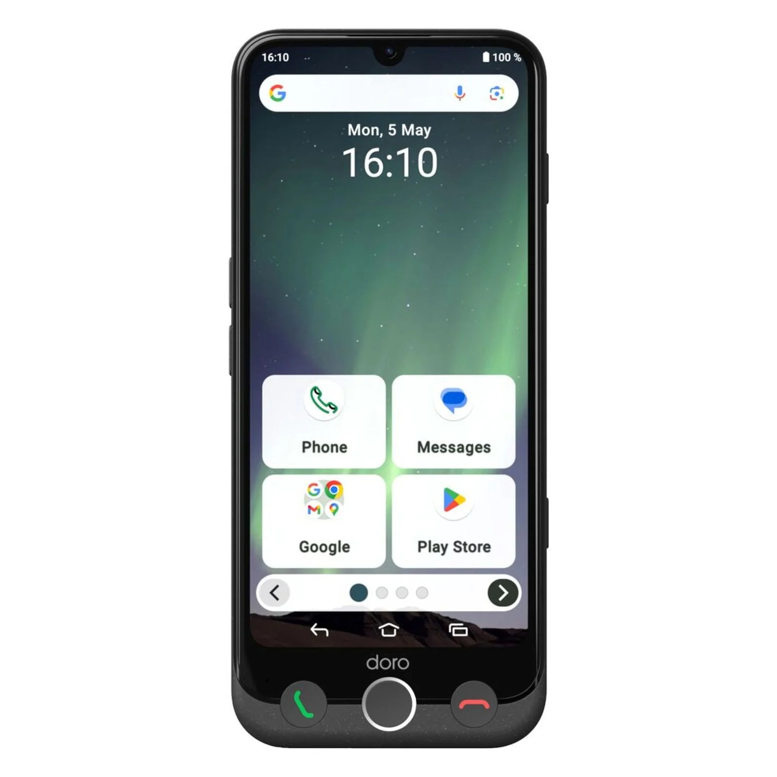 Doro Aurora A30 15,5 cm (6.1) Dual-SIM Android 14 4G USB Typ-C 6 GB 128 GB 5000 mAh Graphit