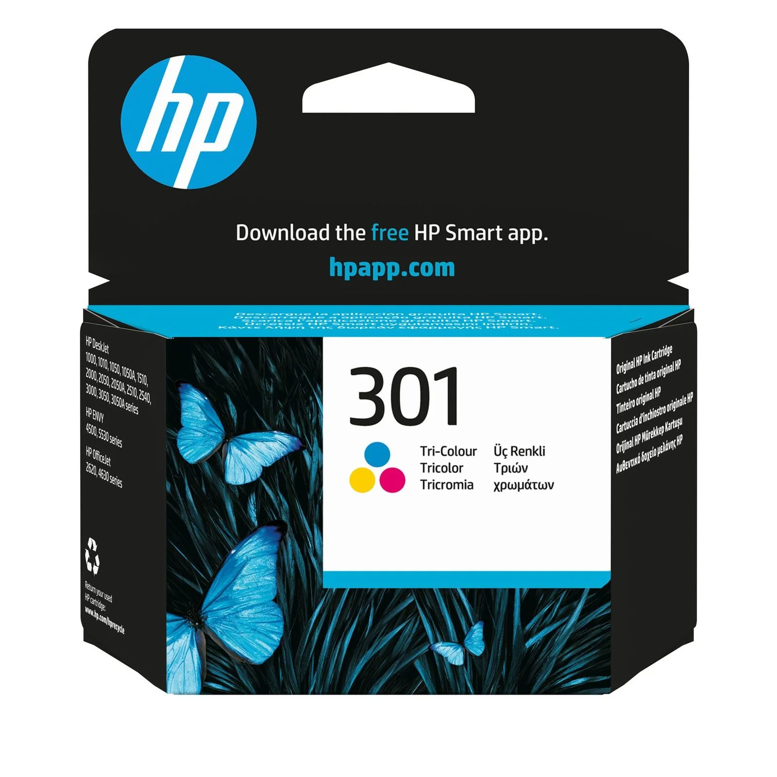 HP 301 Tintenpatrone farbig