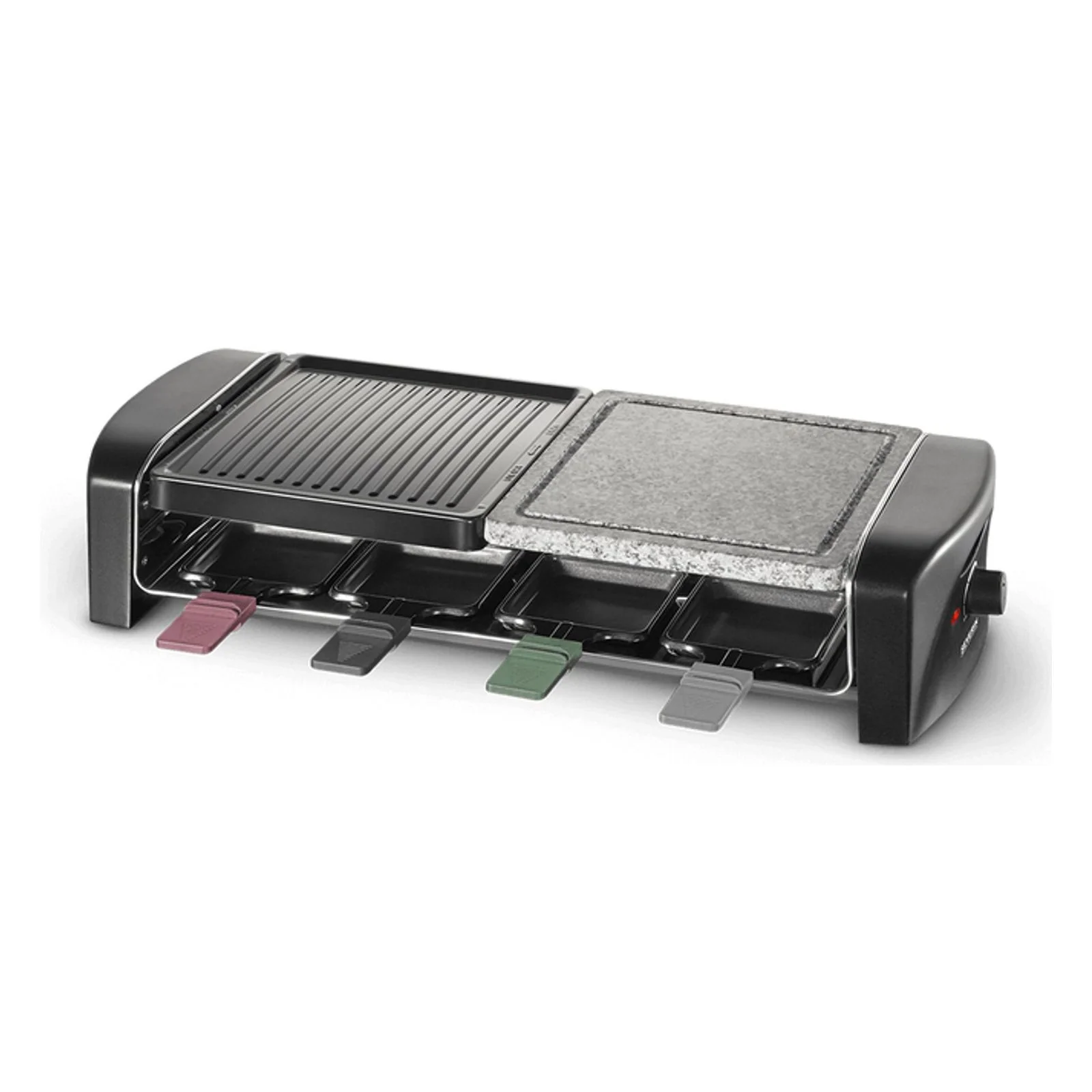 Severin Raclette Grill mit Naturgrillstein RG 9645