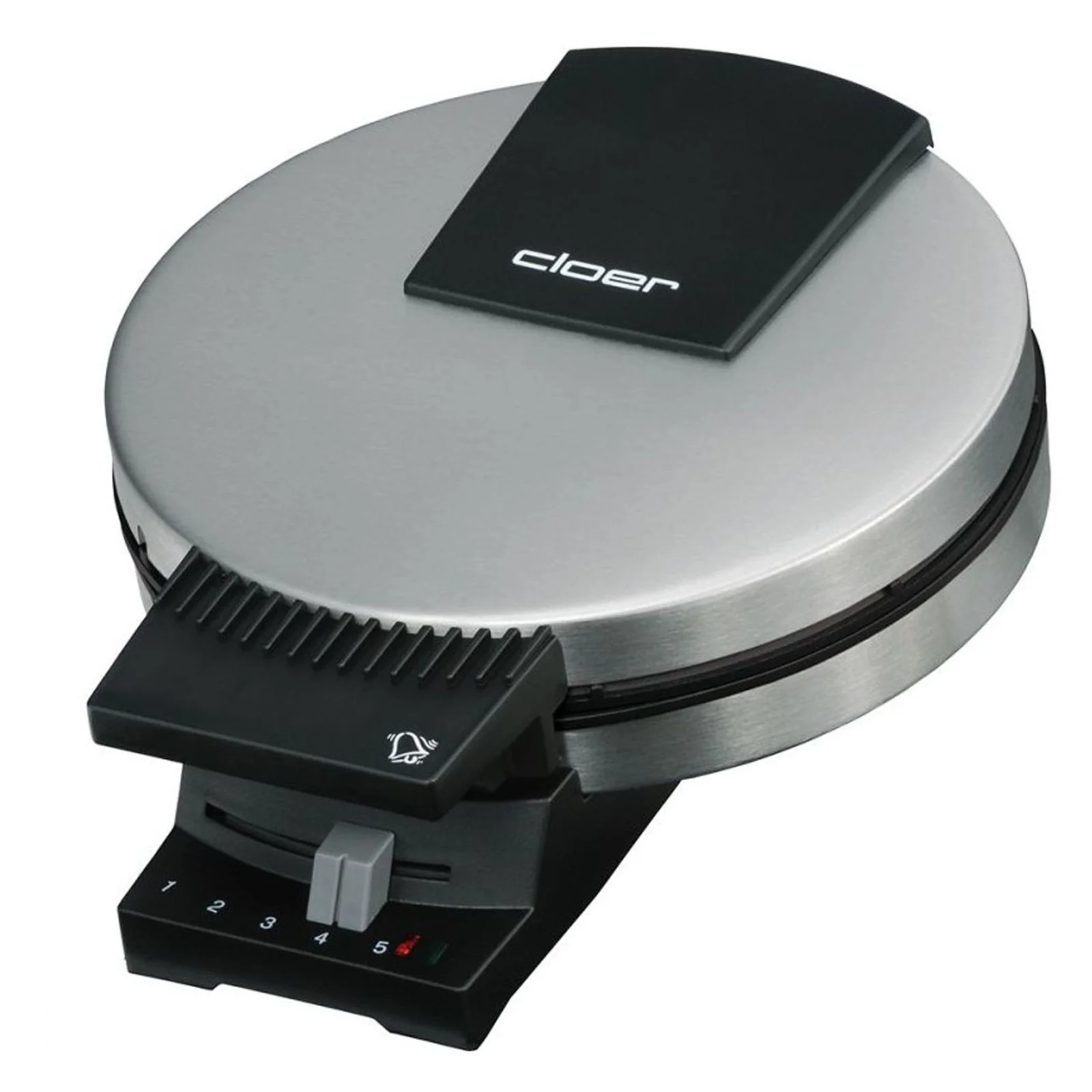 Cloer 189 1 Waffel(n) 930 W Schwarz, Edelstahl
