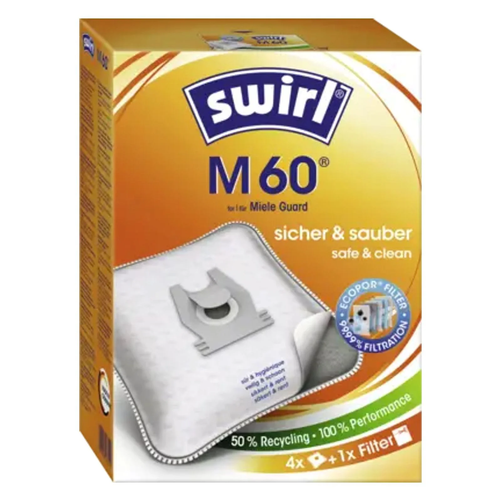 Swirl 233144 Staubsauger Zubehör/Zusatz Staubbeutel